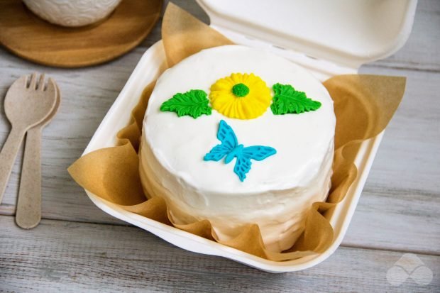 Бенто торт «Молочна дівчинка» – простий і смачний рецепт з фото (покроково)
