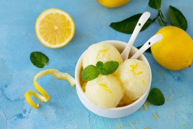 Лимонне морозиво – простий і смачний рецепт, як приготувати покроково