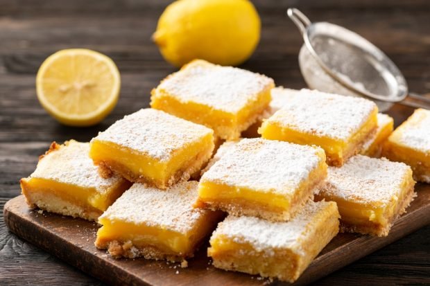 Домашній лимонний батончик – простий і смачний рецепт, як приготувати покроково