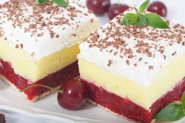 ПП торт з вишнею – простий і смачний рецепт, як приготувати покроково