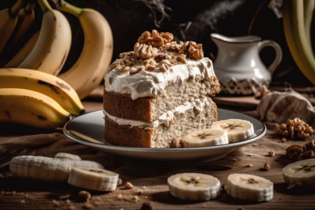 Банановий ПП торт – Простий і смачний рецепт, як приготувати покроково
