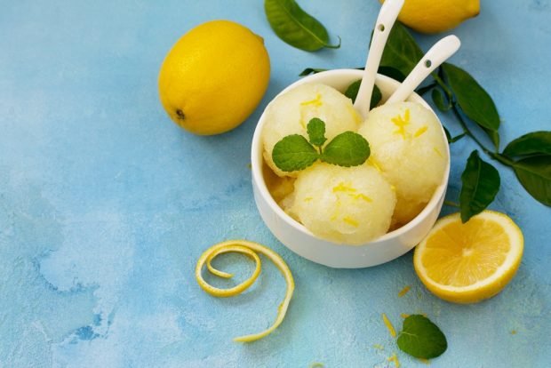 Лимонний сорбет – простий і смачний рецепт, як приготувати покроково