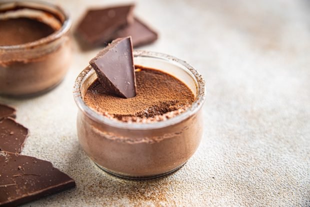 Низькокалорійний шоколадний мус-простий і смачний рецепт, як приготувати покроково