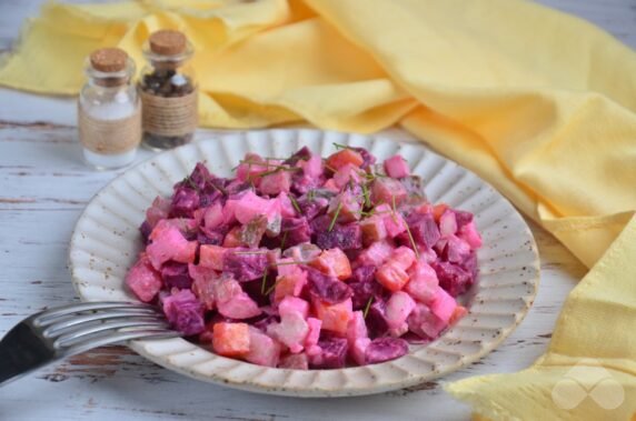 Винегрет с майонезом – фото приготовления рецепта, шаг 4