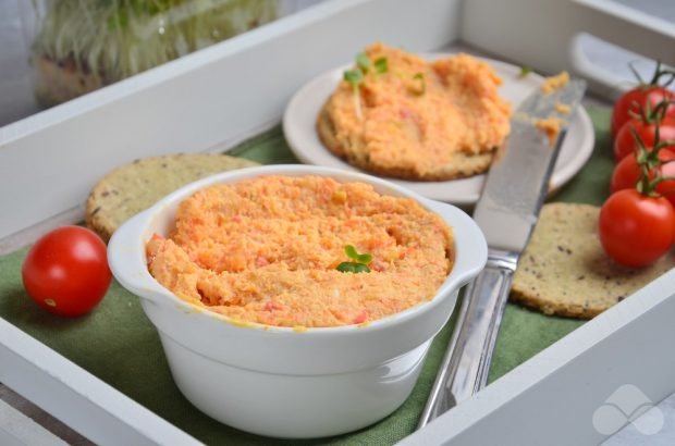 Паштет из куриного филе с овощами