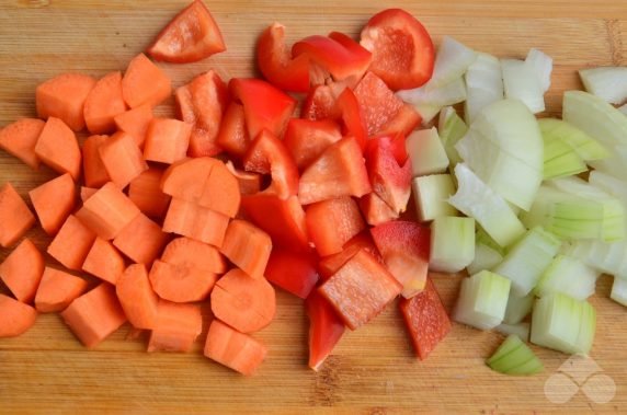 Паштет из куриного филе с овощами – фото приготовления рецепта, шаг 2