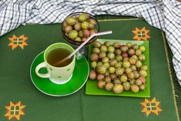 Домашній компот з агрусу-простий і смачний рецепт, як приготувати покроково