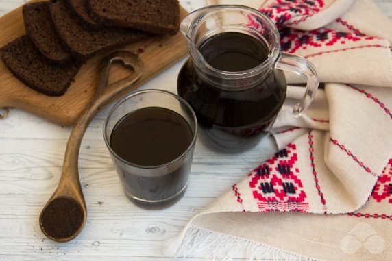 Квас из ржаного солода и сухих дрожжей – фото приготовления рецепта, шаг 5