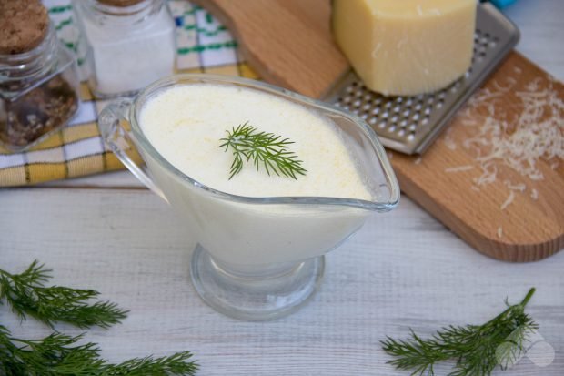 Вершково-сирний соус – простий і смачний рецепт з фото (покроково)