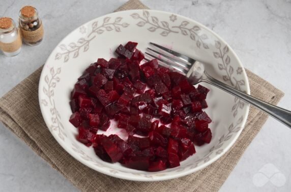 Винегрет с кукурузой – фото приготовления рецепта, шаг 4