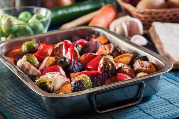 Запечена гарбуз з овочами – простий і смачний рецепт, як приготувати покроково