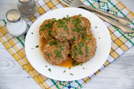 Ленивые голубцы – фото приготовления рецепта, шаг 9