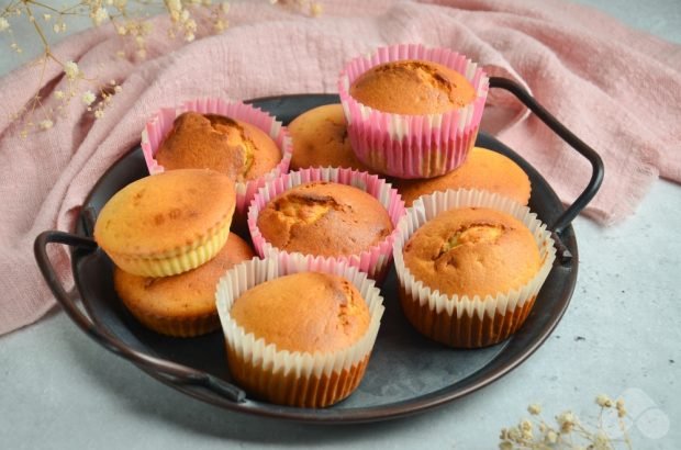 Кекси на сметані – простий і смачний рецепт з фото (покроково)