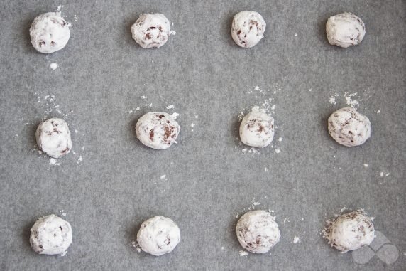 Печенье с трещинами – фото приготовления рецепта, шаг 5