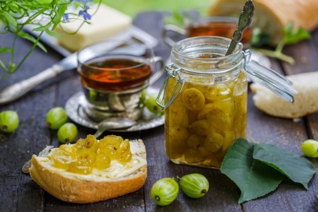 Варення з агрусу з шматочками ягід-простий і смачний рецепт, як приготувати покроково