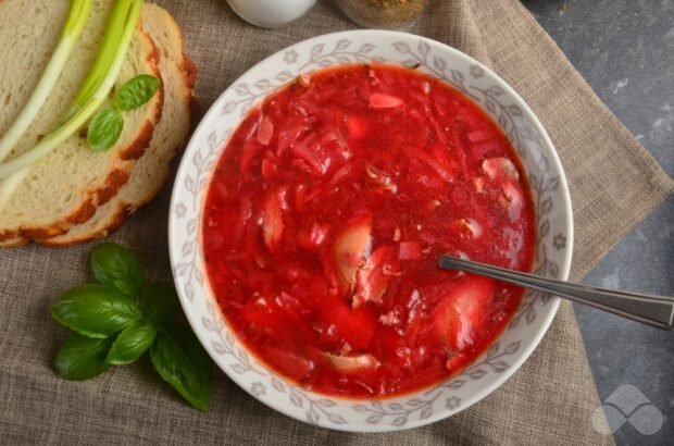 Борщ на курці за 1 годину – простий і смачний рецепт з фото (покроково)