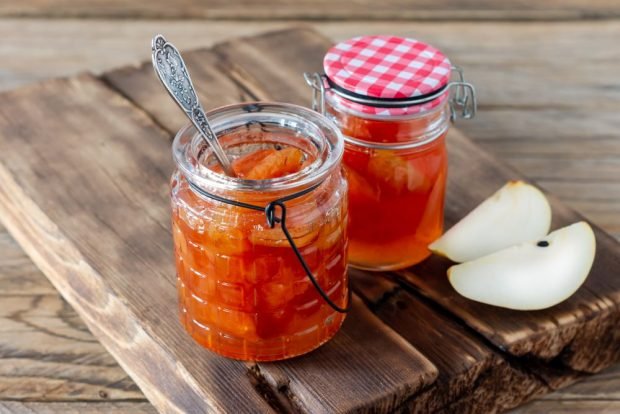 Варення з груші часточками з шкіркою-простий і смачний рецепт, як приготувати покроково