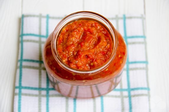 Айвар по-сербски с баклажанами на зиму – фото приготовления рецепта, шаг 4