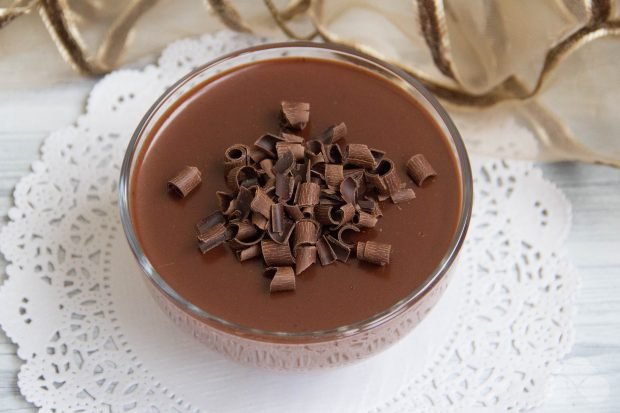 Шоколадна панна-котта-простий і смачний рецепт з фото (покроково)